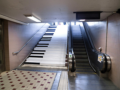 Piano Stairs in Stokholm